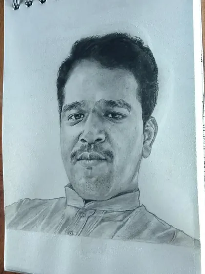 A simple and classic portrait sketch. My goal is to create a realistic likeness from the photo you provide.