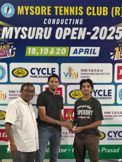Congratulations to Aryan for reaching the Semi-Finals in the Men's Singles at the prestigious Mysuru Open. This showcases the pathway from junior success to competing at the senior level.