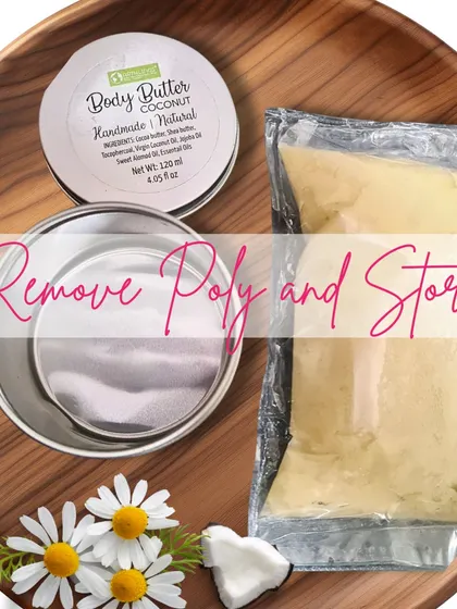 Our Coconut Body Butter is temperature-sensitive, so we ship it in protective packaging. We include a beautiful reusable jar for you to store it in, minimizing waste and maximizing luxury.