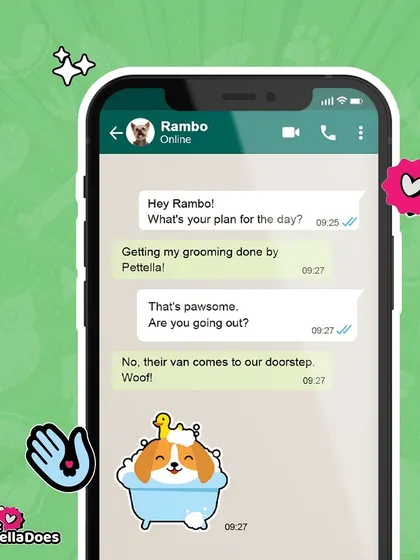 Even the pets are talking about it! Our service is so convenient that we come to you, so your pet can get groomed without the stress of a car ride.