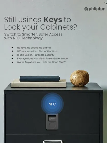 Are you still using old-fashioned keys for your cabinets? I offer a smarter way to secure your valuables with NFC technology. Just a simple tap provides secure, keyless access to your most important items.