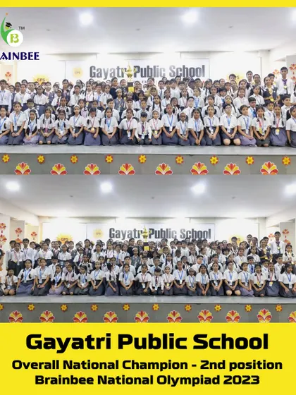 We congratulate Gayatri Public School for securing the 2nd position as Overall National Champion in the 2023 Olympiad.