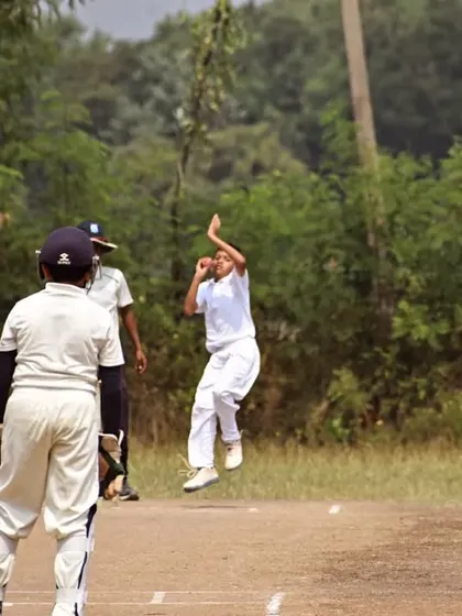 A series of high-quality photos from our Hyderabad tour, capturing bowling action, batting, and team photos.