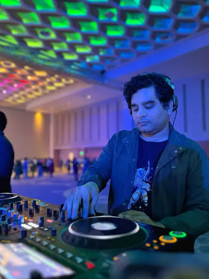 DJing at the NMACC success party. It was an honor to be a part of this prestigious event and provide the soundtrack for a night of celebration.