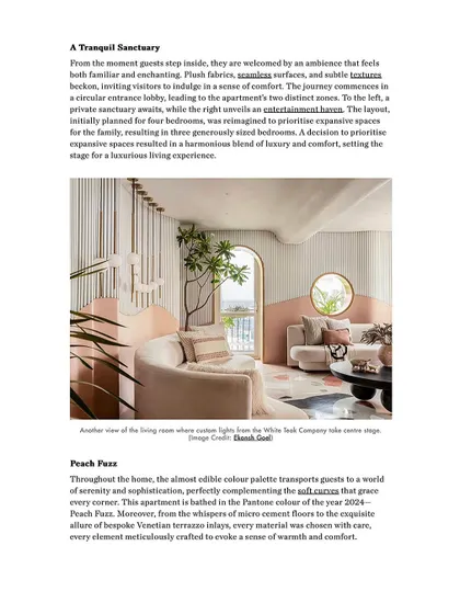 This spread from our Design Pataki feature describes the home as a tranquil sanctuary, where a decision to prioritize expansive spaces resulted in a harmonious blend of luxury and comfort.