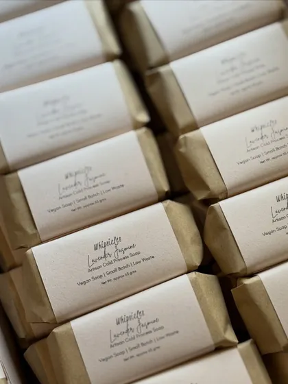 We made the switch to recycled paper labels to better align with our values. It's a small change, but it's part of our commitment to being a plastic-free and sustainable skincare brand.