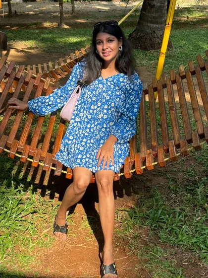 Relaxing in a hammock in Gokarna. My travels are all about finding these simple, happy moments and creating lasting memories.