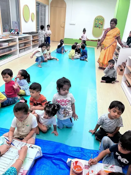 A glimpse into our festive celebrations, including Independence Day, Janmashtami, Ganesh Chaturthi, Diwali, and Christmas. Children participate in flag hoisting, dress in traditional attire, create festive crafts, and learn the significance of each occasion, fostering a deep appreciation for our diverse culture.