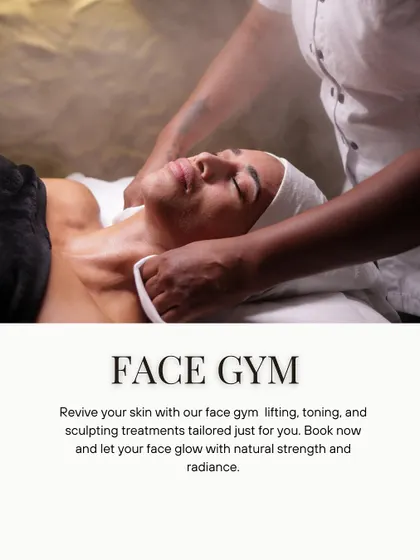 Revive your skin with our Face Gym. This is a tailored lifting, toning, and sculpting treatment that restores your skin's natural strength and radiance, leaving you with a healthy, lasting glow.