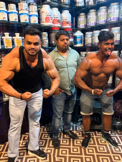 Another shot from the supplement store opening. We are a team in and out of the gym.