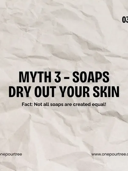 Winter Skincare Myth: "Soaps dry out your skin." Fact: Not all soaps are created equal! My handmade soaps are formulated to nourish and hydrate, not strip your skin.