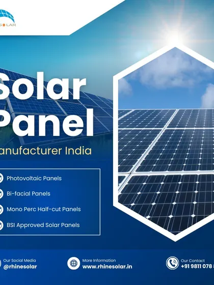 As a leading solar panel manufacturer in India, we provide a range of products including Photovoltaic, Bifacial, and BISI approved panels for any space.