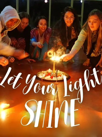 Captions will focus on the specific community event, ceremony, or testimonial, emphasizing the feelings of connection, joy, and spiritual growth.