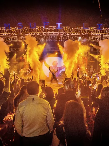 The moment the beat drops and the energy of the crowd becomes one with ours. A snapshot from our sold out show at Saturday Club Kolkata, where the air was thick with sufi rock energy and the spirit of celebration.