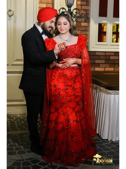 Another romantic dance pose from the engagement celebration.