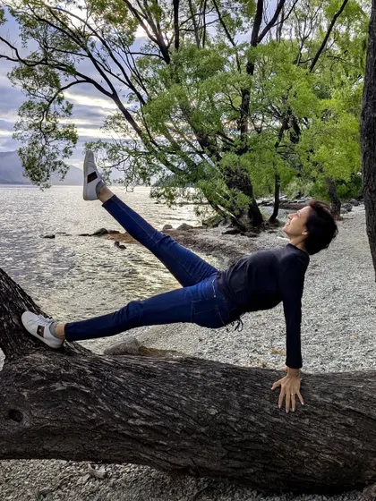 More inspiring shots of our members and instructors doing Pilates in beautiful outdoor locations and at home.