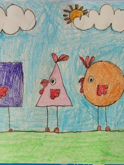 A creative take on drawing birds using basic shapes like squares, triangles, and circles. A fun way to learn art fundamentals.