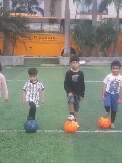 Building the next generation. Our morning academy batch for the youngest players, learning the basics of football. I make sure they build a strong foundation and discipline from their very first day on the field.