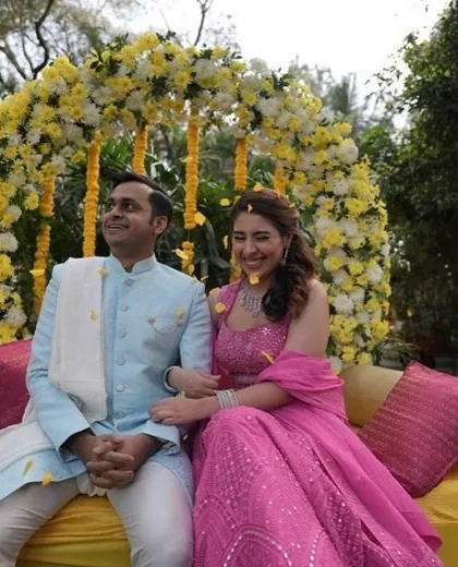 A collection of my brides looking stunning for their reception, sangeet, and cocktail parties. Each look is customized to match their outfit and personality.
