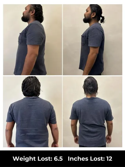 With no prior workout knowledge, Sajjaad joined our Colombo branch and lost 7 kgs and 12 inches in 6 weeks. He learned how to handle food sustainably and became stronger and more disciplined, both physically and mentally.
