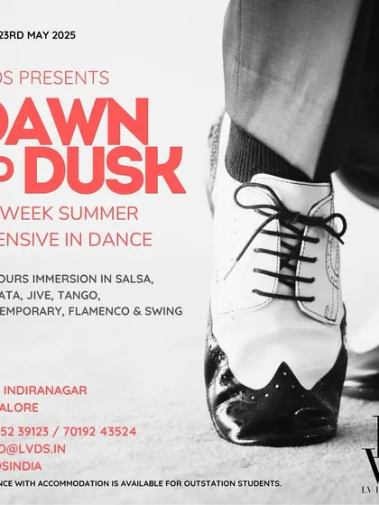 Our 'Dawn to Dusk' summer intensive is the highlight of our calendar. This is your chance to dive deep into multiple dance forms and accelerate your learning in a fun, high-energy environment.