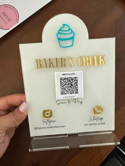 Another look at the 'Baker's Creek' stand, a perfect example of how we integrate a brand's logo and colors into a functional business tool.