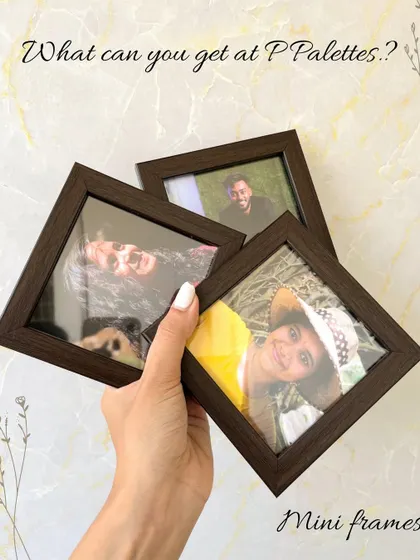 What can you get at P Palettes? These mini frames are a great start. They are perfect for creating a gallery wall of your favorite small moments.