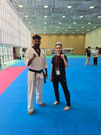 Connecting with fellow Taekwondo practitioners from around the world is one of the best parts of these international events.