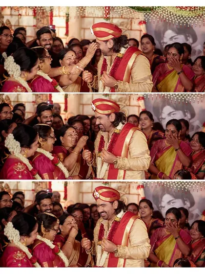 The joy and emotion of family participating in the wedding rituals. We design spaces that bring everyone together for these priceless moments.