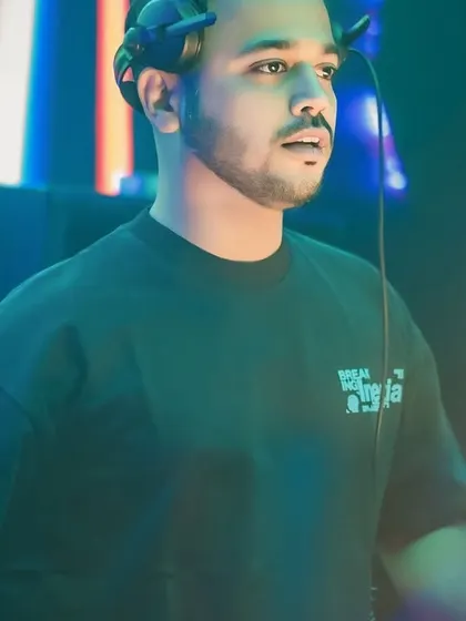 A close-up shot from my gig at Millers, focused and ready for the next transition.