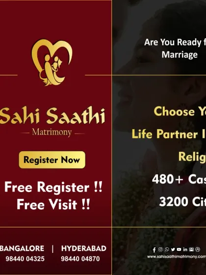 My database is extensive, allowing you to find a life partner from your preferred religion, with matches available from over 480 castes and 3200 cities. Your search can be as broad or specific as you need.