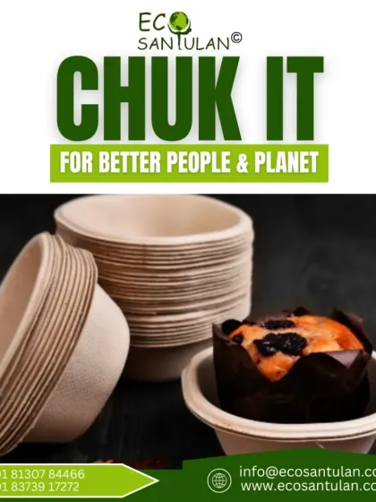 These sturdy, stackable bowls are ideal for serving desserts like muffins or portions of snacks. By choosing these compostable options, you are making a better choice for people and the planet.