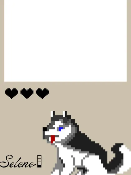 Introducing my limited edition pixelated photostrips! This one features a cute husky design, bringing a touch of retro gaming nostalgia to your memories.