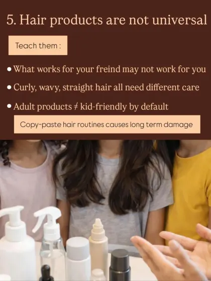 Hair products are not universal. What works for a friend or a parent may not work for a child. Curly, wavy, and straight hair all have different needs, and using the right products from a young age prevents damage from copy-paste routines.