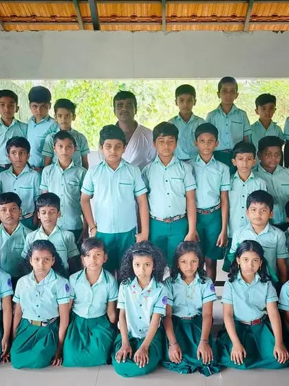 The full class at Theyyangad school, a testament to the reach and impact of our training programs in the community.