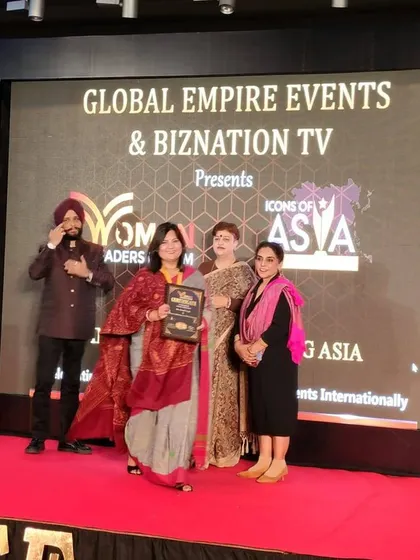 On stage at the Icons of Asia event. I am committed to creating a space where women can grow, lead, and thrive in all aspects of their lives.