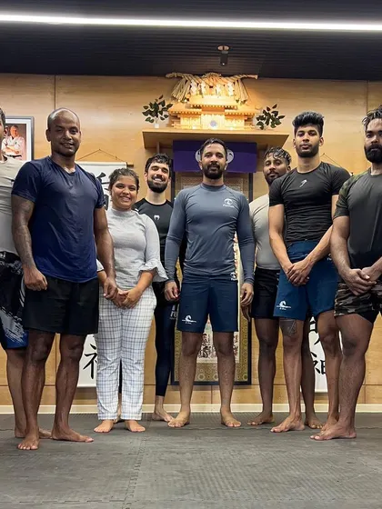 Another strong session with the BJJ crew. We welcome everyone to join our classes, where you will find a diverse group of people all working to improve their martial arts skills.
