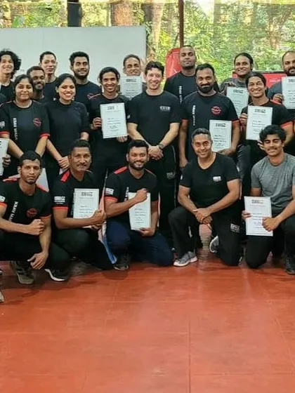 Students in Goa proudly display their certificates after an 8-hour intensive seminar with Expert Ilya Dunsky.