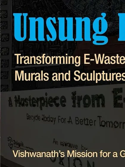 The promotional image for the "Unsung Hero" documentary, which showcases my mission for a greener tomorrow.