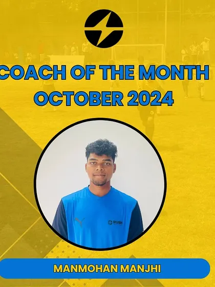 Congratulations to Coach Manjhi, our Coach of the Month for October 2024. His dedication to both his playing career and coaching our young players is an inspiration to the entire team.
