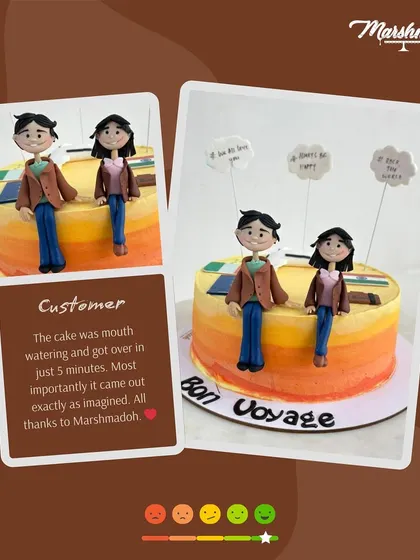 "The cake was mouth watering and got over in just 5 minutes." When your cake disappears that fast, it's the best review I can get! Thank you for trusting me.