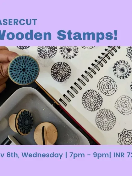 Learn to make your own rustic wooden stamps with our laser cutter. You can engrave any design you want for a truly custom tool.