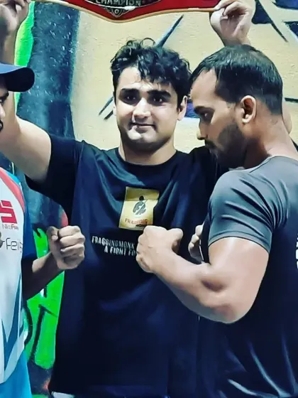 Our head coach, Mintu 'Terminator' Barman, a WKN world champion, getting ready for his next hunt. You are learning from someone who has been there and done it at the highest level.