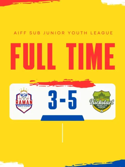 An 8-goal thriller in the Sub Jr League that ended in a 3-5 defeat, but our boys showed fighting spirit until the end.