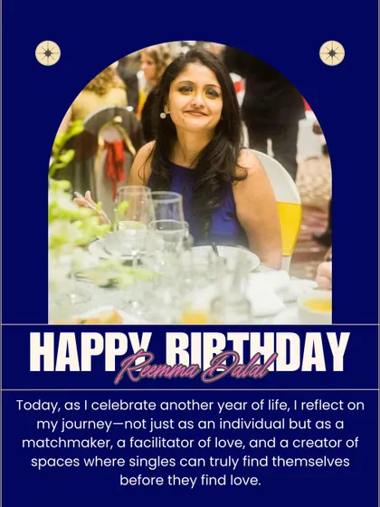 On my birthday, I'm reflecting on this incredible journey of creating spaces for singles to find themselves before they find love. With over 100 events organized, my mission remains to empower individuals and facilitate meaningful connections.