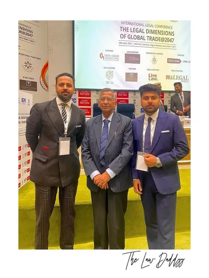 A photo with my colleague and the Attorney General of India. Moments like these are a valuable part of my professional journey, offering inspiration and a chance to learn from the best.