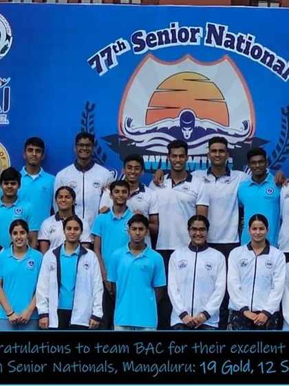 The full team BAC celebrating their excellent performance at the 77th Senior Nationals.