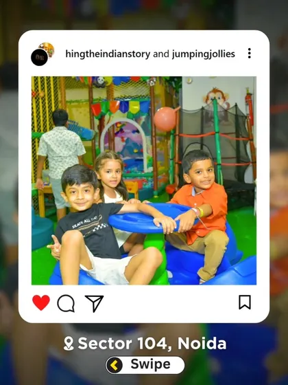 Three friends having a great time on the spinning merry-go-round. It's a gentle and fun ride that's always a hit with the kids.