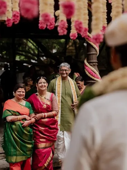 An emotional embrace between the bride and her family. These are the heartfelt, tear-jerking moments that we feel privileged to witness and preserve forever.