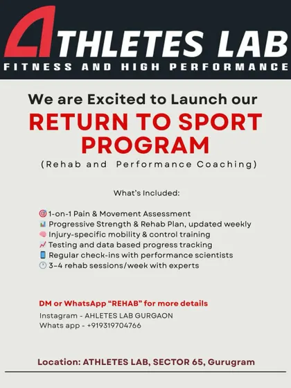 Our Return to Sport program is a structured, data-driven plan for your comeback. It includes a one-on-one pain and movement assessment, a progressive weekly plan, and technology-based progress tracking to ensure you return stronger and more resilient than before.